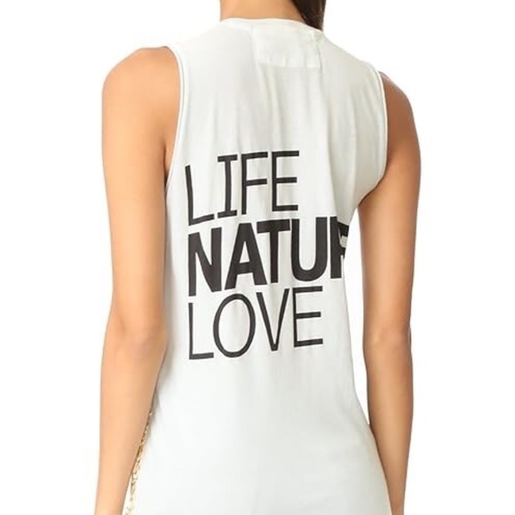 FREECITY Women's Str8up Golden Pins Sleeveless T-Shirt, Magical White Rabbit, NW - Picture 2 of 10